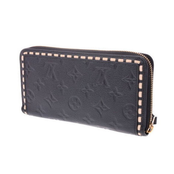 Louis Vuitton Empreinte Zippy Wallet Black Leather Long - Picture 2 of 12